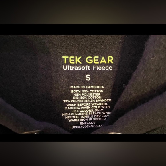 Tek Gear Ultra Soft Fleece Hoodie - Picture 3 of 5